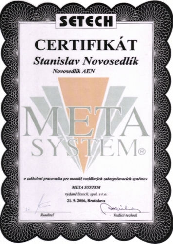 Certifikát