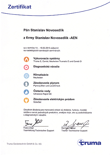 Certifikát