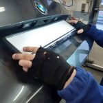 BMW 320d F31 montaz podsvietenej EČV