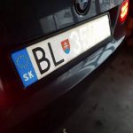 BMW 320d F31 montaz podsvietenej EČV