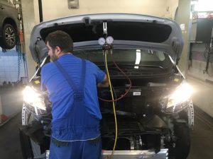 Citroen Jumpy montáž chladenia Webasto
