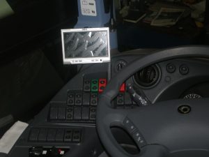 Irisbus montáž cúvacej kamery